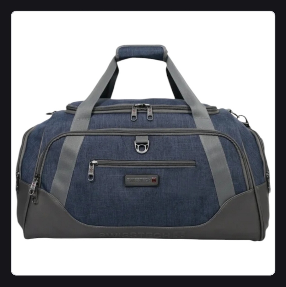 SwissTech Excursion Blue 24" Travel Duffel Bag